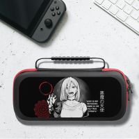 Chainsaw Man Power Portable Pouch Anime Storage Bag For Nintendo Switch Multi Purpose Fashion Carry Case Cases Covers