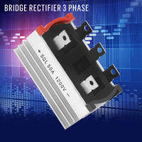 2Pcs อลูมิเนียม AC To DC วงจรเรียงกระแสสามเฟสไดโอด Diode Bridge Rectifier Diode 1200V 50A