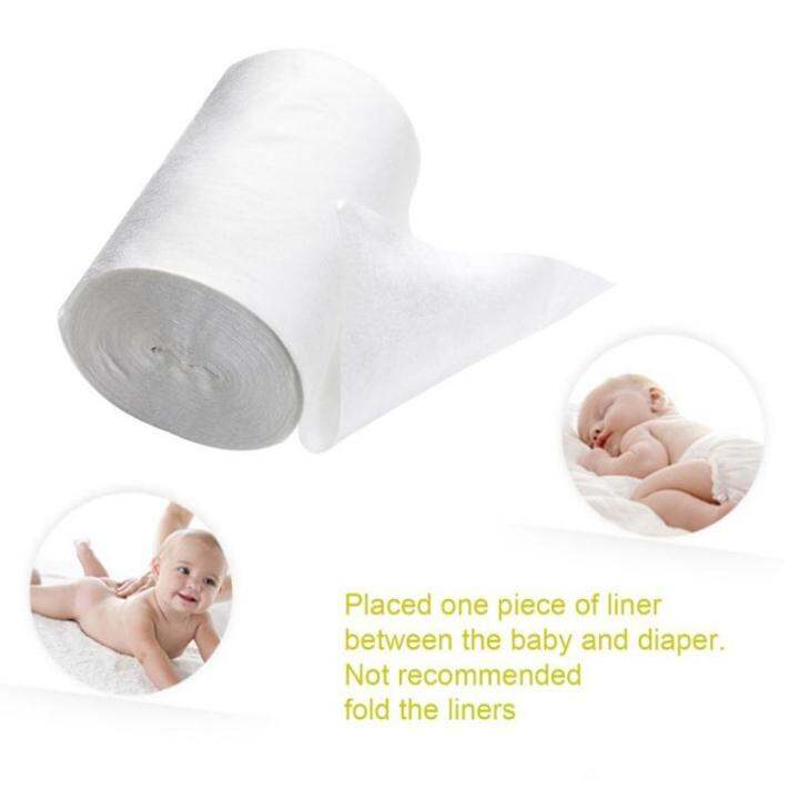 100 Biodegradable & Flushable Diaper Liners Disposable Cloth Diaper