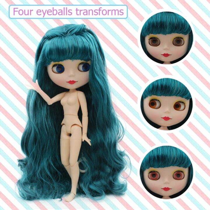 blyth-matte-front-face-ตุ๊กตา-บลายธ์-ตุ๊กตาบลายธ์-เข้ากันได้-bjd-doll-ไบรซ์-กล้ามเนื้อขาว-ดวงตามี