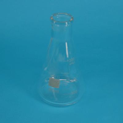 Yingke ขวดทดลองพลาสติกทรงกรวย300มล. G3.3แก้วบอโรซิลิเกตอุปกรณ์ในห้องปฏิบัติการ