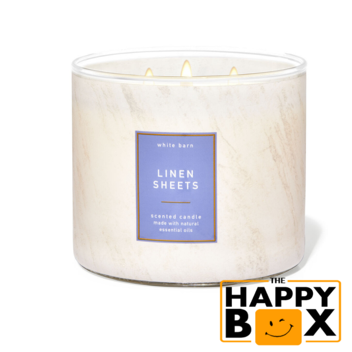 Bath And Body Works 3 Wick Candle: LINEN SHEETS | Lazada PH