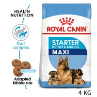 (ส่งฟรี)Royal Canin Maxi Starter Mother &amp; Babydog 4Kg (1 bag) อาหารสุนัข รอยัลคานิน สำหรับ แม่สุนัขพันธุ์ใหญ่ช่วงตั้งท้อง