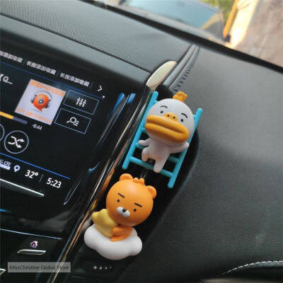 【cw】Car Air Freshener Cute Cartoon Charactor Diffuser AC Vent Fragrance Korean Anime Aromatpy AC Perfume ！