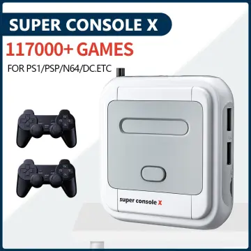 Retro Video Game Console Super Console X Max 4K HD Wifi With 114000 Games  For PS1/PSP/DC/Sega Saturn/MD/NAOMI Game Player TV Box