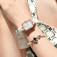 DOM Watch Ladies Fashion Casual R White Small Square Plate Ladies Watch