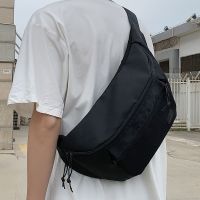 Ulzzang Korean Nylon Big Capacity Men Crossbody Bag Chest Bag Pouch Bag Fanny Pack Waist Bag for Men 【JULE】