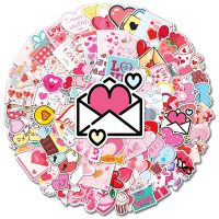 10/30/50/100PCS Romantic Valentine 39;s Day LOVE Stickers Graffiti DIY Letter Luggage Travel Cute INS Sticker for Girlfriend Gifts