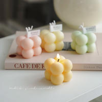 O•urHome [พร้อมส่ง] เทียนหอมลูกบาศก์รูบิค Rubiks cube candle ของขวัญเล็ก ๆ ที่สร้างสรรค์ ของตกแต่งบ้านแฮนด์เมด อุปกรณ์ประกอบฉากภาพ