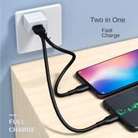 ไมโคร Usb Usb Type C 2 In 1สำหรับโทรศัพท์สาย C Samgsung Type สายเคเบิลพกพาได้ C Charging Huaiwei Xiaomi ชาร์จเร็ว