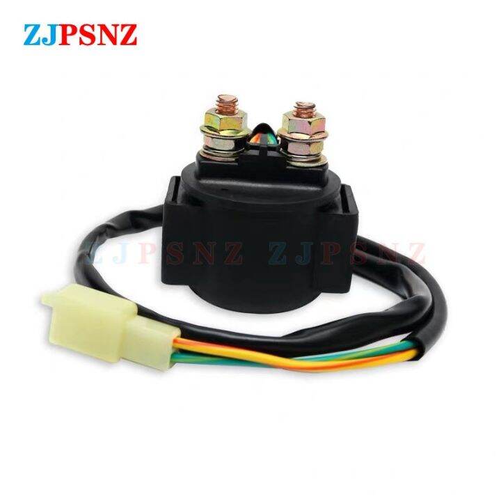 Motorcycle Scooter Starter Solenoid Relay 2Pins GY6 50cc 100cc 125cc
