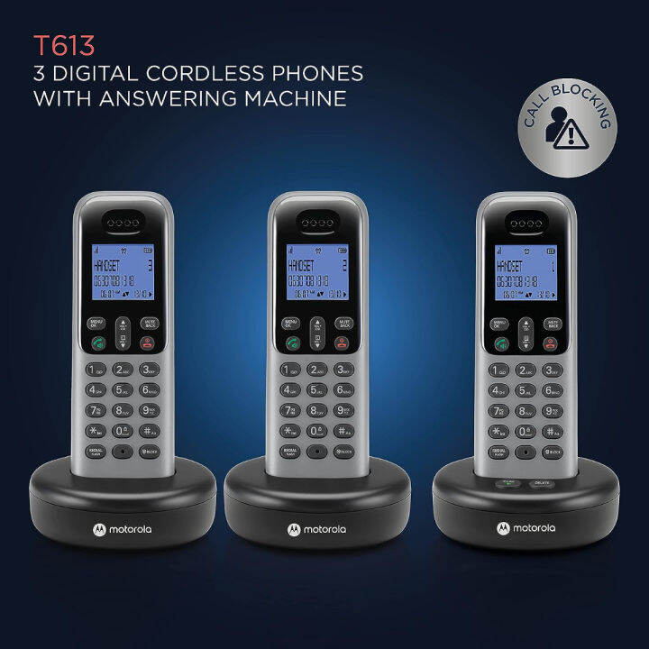 motorola-t613-residential-t6-series-cordless-phone-set-with-answering-machine-and-caller-id-3-handsets-with-answering-machine-3-handset