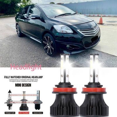 New FOR Toyota Vios 2004-2007 (Head Lamp) LED LAI 40w Light Car Auto Head light Lamp 6000k White Light Headlight