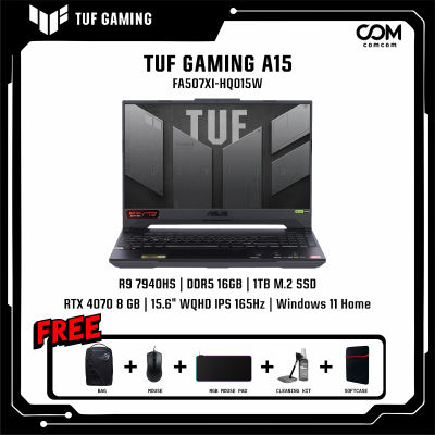 NOTEBOOK (โน้ตบุ๊ค) ASUS TUF GAMING A15 FA507XI-HQ015W (MECHA GRAY) BY COMCOM