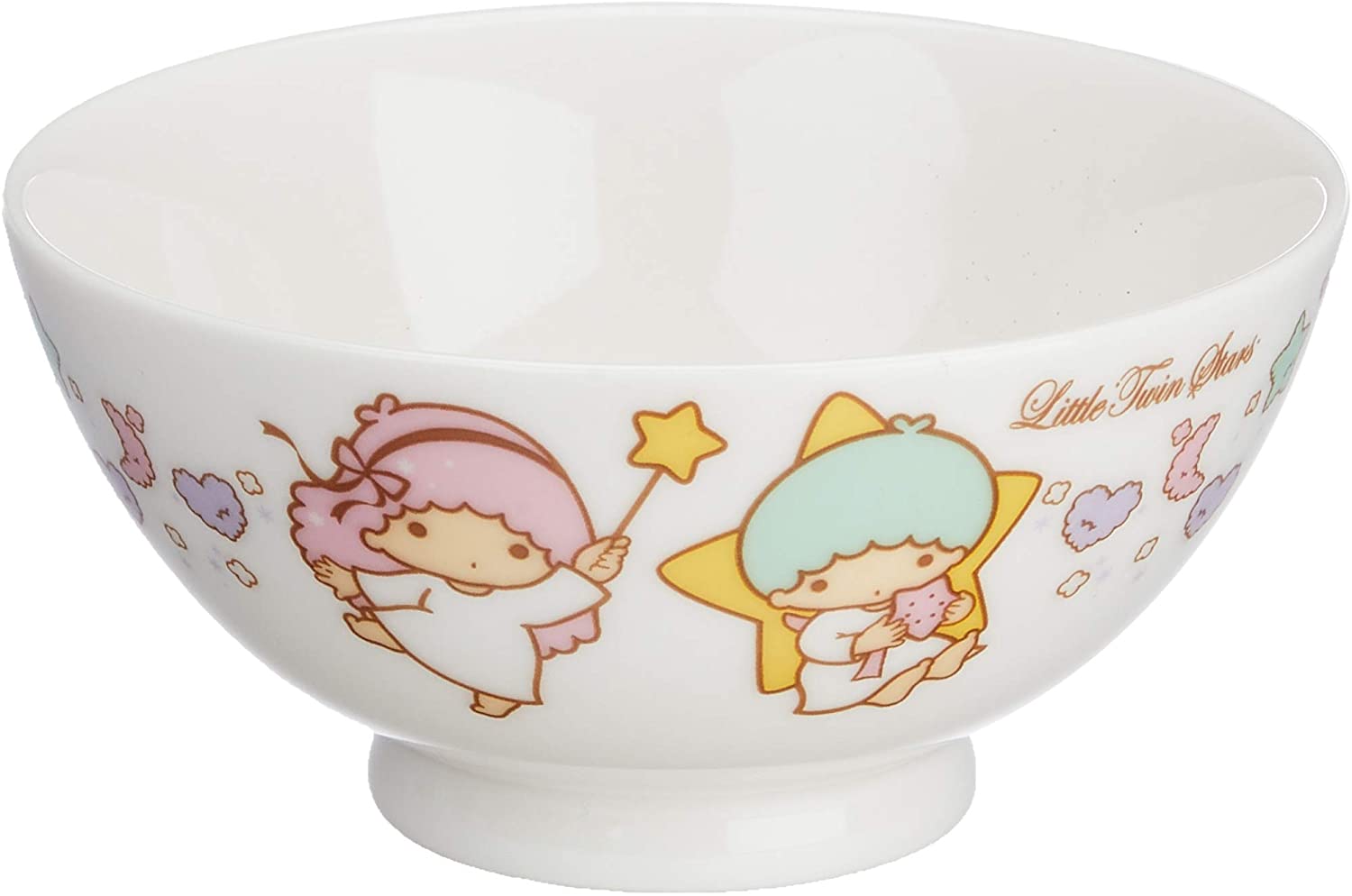 Sanrio JP Little Twin Stars Ceramic Rice Bowl 