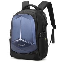 hot【cw】 Reflective Men Anti-theft 15.6 Inch Laptop USB Notebook Rucksack Business Pack Male