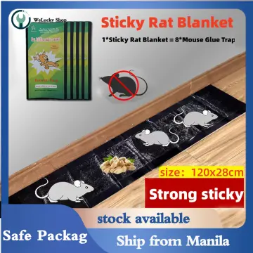 5 Packs Large Mouse Glue Traps With Enhanced Stickiness, Rat Mouse Traps,  Snake Mouse Traps Sticky Pad Board For House Indoor Outdoor