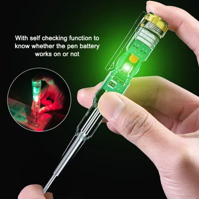 Intelligent Voltage Tester Pen Power Electricity Detector Test Pencil with High Brightness LED Light Electrical Indicator Tool