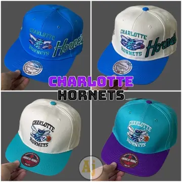 Vintage G Cap Wave Charlotte Hornets Snapback Hat NBA