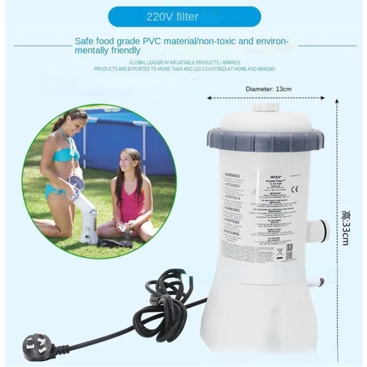 Intex Filter Pump Tools For Large Swimming Pool 220V (Include Filter Element) INTEX28604 large