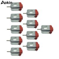 10ชิ้นไมโคร130ไฟฟ้ากระแสตรงมอเตอร์แม่เหล็กแรงแปรงไฟฟ้า DC 3V 17000 RPM รถของเล่น Motor Listrik มอเตอร์ไฟฟ้า