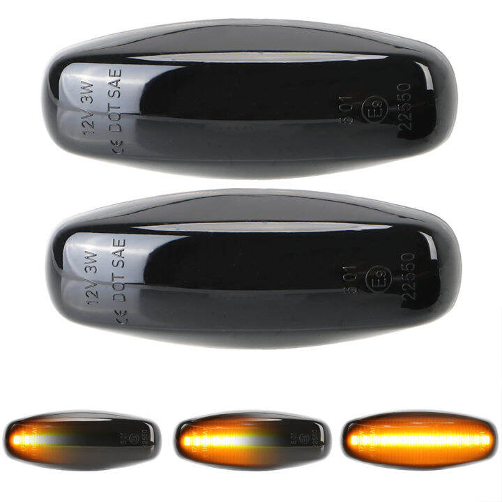 2Pcs/set Flowing Water Indicator Light for Toyota Vios Yaris 20142019