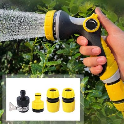 【CW】 10 Functions Sprayer Nozzle Garden Hose Pressure Spray hose Sprinkler Car Durable Cleaning Kits