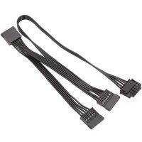 5Pin to 3 Port SATA Peripheral Power Supply Cable for Modular PSU