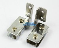 4 Pieces Cabinet Glass Pivot Door Hinge Clamps For 5-8mm Glass Door