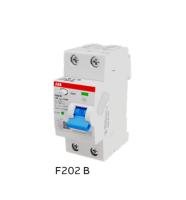 ABB RCCB Type B F202B-40/0.03 อุปกรณ์ป้องกันไฟดูดไฟรั่ว 40A 1 เฟส เหมาะสำหรับเครื่องชาร์จรถยนต์ไฟฟ้า Terra AC wallbox 7.4 kW