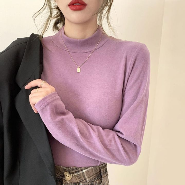 pullover-turtleneck-sweater-sleeve-korean-color-cheap-t-shirt