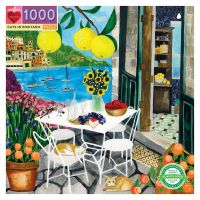 eeboo Cats in Positano 1000 Pc Puzzle - จิ๊กซอว์รูปแมวในหมู่บ้านโปซีตาโน 1000 ชิ้น