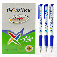 ปากกา Flexoffice ปากกาลูกลื่น ปากกาเจล ปากกากด ขนาด 0.7mm รุ่น Touchie FO-GELB022 บรรจุ 36แท่ง/กล่อง 1กล่อง พร้อมส่ง  เก็บปลายทาง