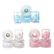 4Pcs Land Surfboard 6 Lights Luminous Wheel