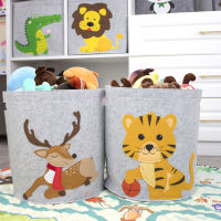 New Folding Canvas Fabric Storage Box Clothes Toys Storage Basket For Toys Organizer Home Laundry Basket With Handle Storage Bin