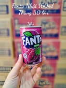 Nước Ngọt Fanta Nhật Nho 160ml  thùng 30 lon Ly Mai 91