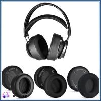 JXFTKM 2Pcs โปรตีนผิว แผ่นรองหู แผ่นรองหูฟัง ฟองน้ำโฟมฟองน้ำ เบาะรองหูฟังทดแทน ของใหม่ อะไหล่ซ่อมชิ้นส่วน หูฟังครอบหู สำหรับ Philips Audio Fidelio X2HR X2 X1