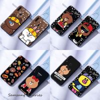 ☜✲ Samsung Galaxy A10 A20 A30 A50 A10S A20S A30S A50S เคสมือถือแบบซิลิโคน สำหรับ หมีสีน้ำตาล Two