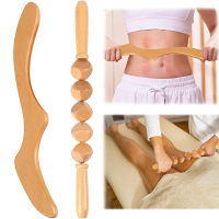 Tabla Gua Sha De Madera Y Rodillo Muscular,Herramienta Profesional De Masaje De Terapia De Madera Para Drenaje Linfático Pengue