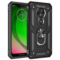 สำหรับ Motorola Moto G7 Play Heavy Duty Tough เกราะ Kickstand Case