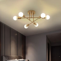 Vintage Ceiling Lamp Multiple E27 Lamp Base 68 Heads BlackWhiteGold For Living Room Modern Simplicity LED Ceiling Lights