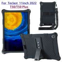 2022 Fashion Silicon Case for Teclast T50/T50Plus 11inch Non-toxic Soft Kids Full Body Protection Case with Shoulder Strap+pen Bag Accessories
