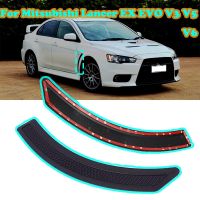 สติกเกอร์ติด2015ด้านหน้า2014 2013 2012 2011 2010 2009 V6 V5 EVO EX Lancer Mitsubishi สำหรับแผ่นครอบรถที่ระบายลมข้าง