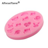 ；【‘； 1 Pc Animal Series Silicone 3D Mold Kitchenware Fondant Molds Cake Decoration Baked Pork Rait Bear Shape Silicone Mold