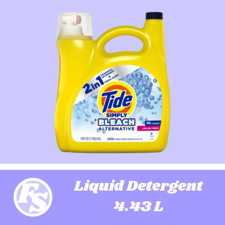 Tide Simply+ Bleach Alternative Liquid Detergent Lazada PH