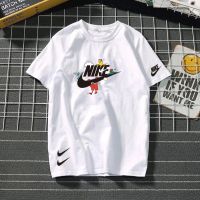 In the summer of 2023 the new cotton short sleeve T-shirt for men and women fashion popular logo han edition ins joker round neck T-shirt