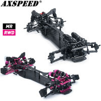 AXSPEED Alloy &amp; CF Chassis Sakura D5S Frame Kit Remodel Belt Drive 110 RWD MR ล้อหลังไดรฟ์ Drift รถอะไหล่อัพเกรด