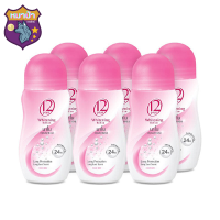 12 Plus Roll-on Nano Pink 25 ml x 6.ทเวลฟ์พลัส โรลออน นาโน คอลลาเจน สีชมพู ขนาด 25 มล. แพ็ค 6 ขวด