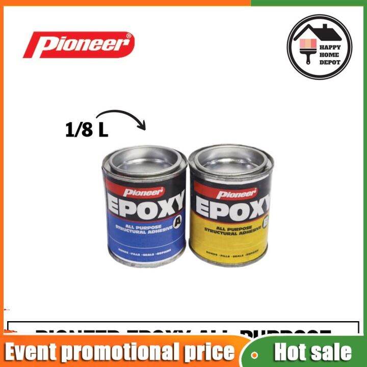 PIONEER REGULAR ALL PURPOSE EPOXY 1/8L (1/4PINT) Lazada PH