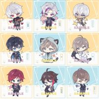 Nijisanji Rainbow Society Vtuber Youtuber Cute Figure Acrylic Pendant Key Chain Ibrahim Kanae Kuzuha Kagami Hayato Saegusa Akina